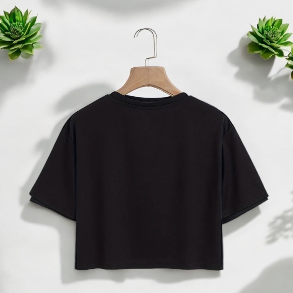Best Of 1981 Black Limited Edition Crop Top | SIZE L - Picture 2 of 3